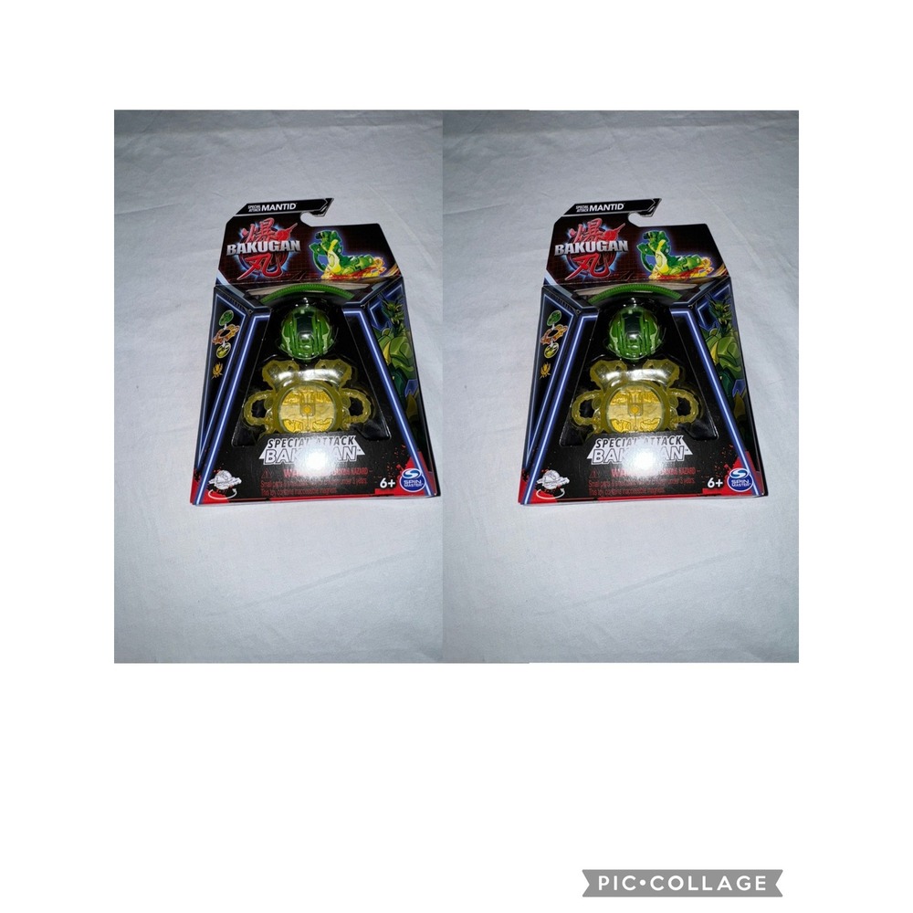 Lot of 2 Bakugan Special Attack Mantid Spin Master Battle League Toy 6066715